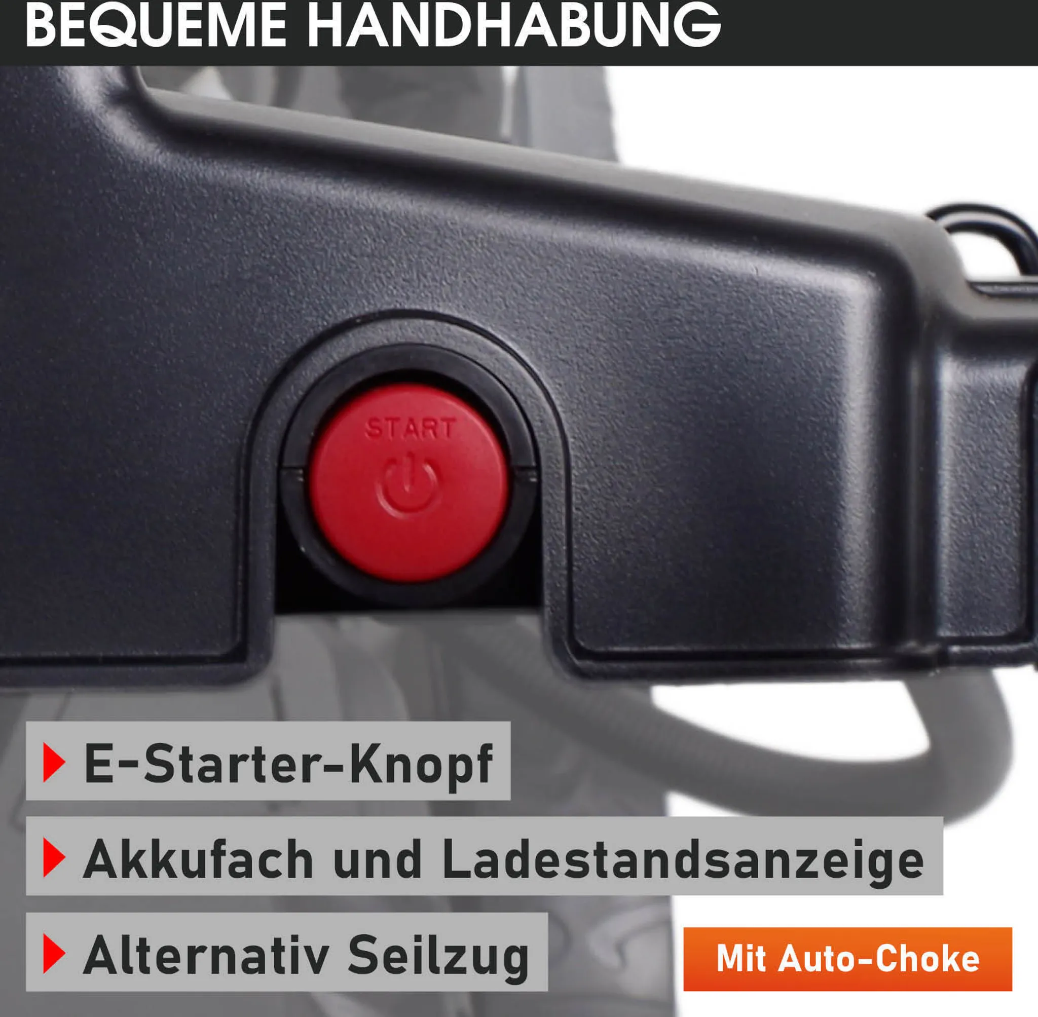 BRAST Benzin Rasenmäher 21224 Trike ESTART SPEED – Bild 10