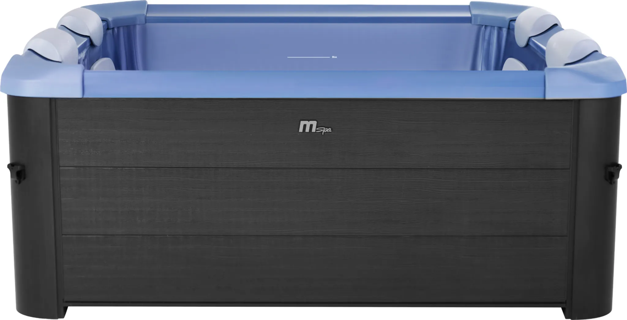 MSpa Whirlpool OSLO Sapphire NEUSTES Modell inkl. LED / WiFi / UVC / 120 Luftdüsen / 8 Hydromassagedüsen / Outdoor Pool Indoor Pool / 160x160x65 cm – Bild 4