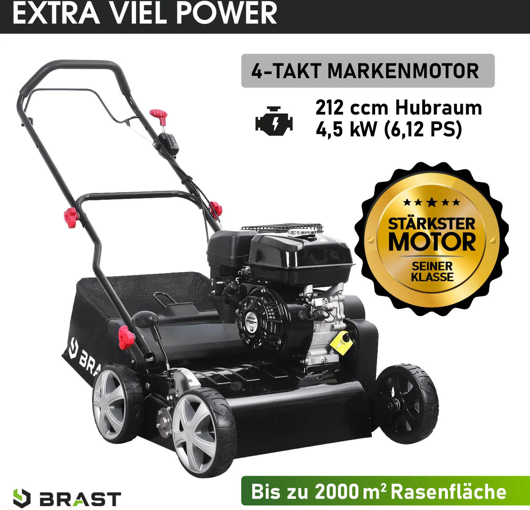 BRAST Benzin Vertikutierer 40212s – Bild 4