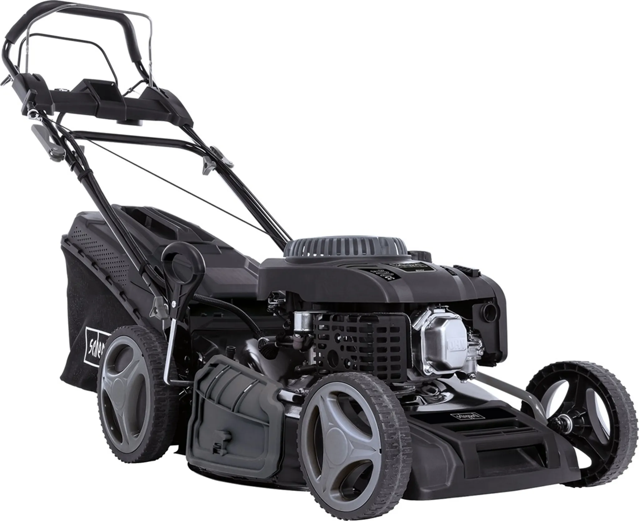 SCHEPPACH Rasenmäher Benzin mit Antrieb und Elektrostart 6PS 53cm 7in1 MS225-53EB