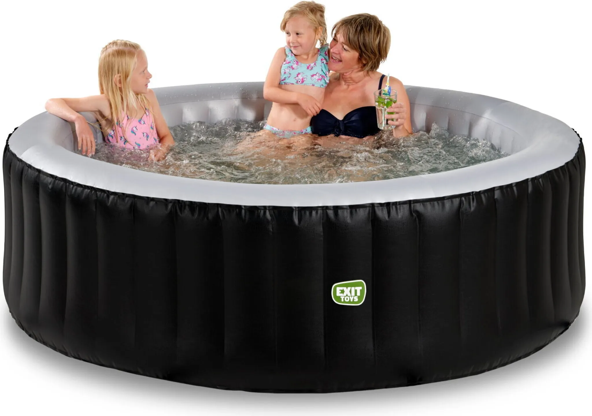 EXIT Silver Classic Whirlpool (4 Personen) - schwarz – Bild 8