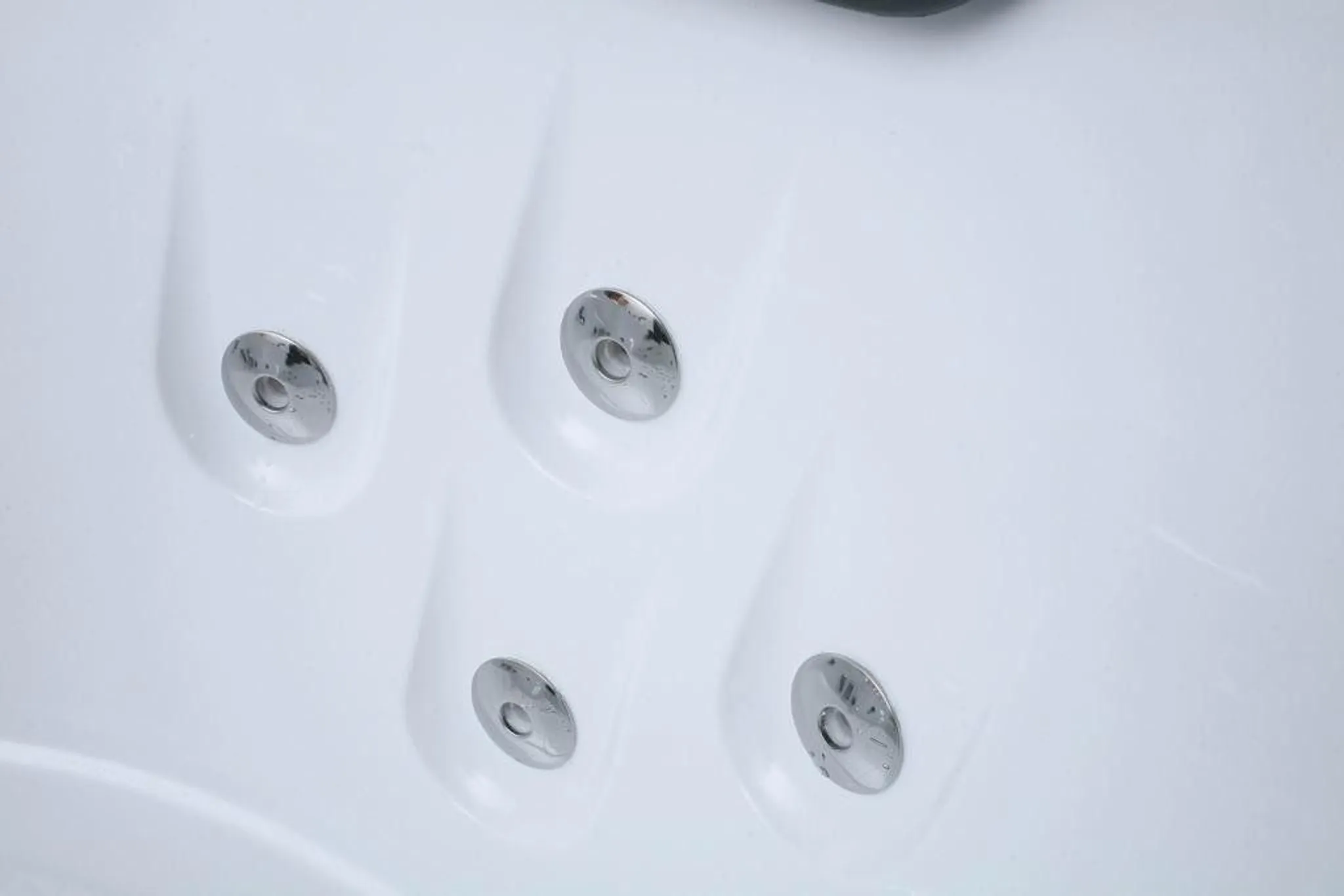 PureHaven Whirlpool 138x138 cm elegantes Design Heizung Lichttherapie Soundsystem Reinigungsprogramm Bluetooth-Soundsystem – Bild 4