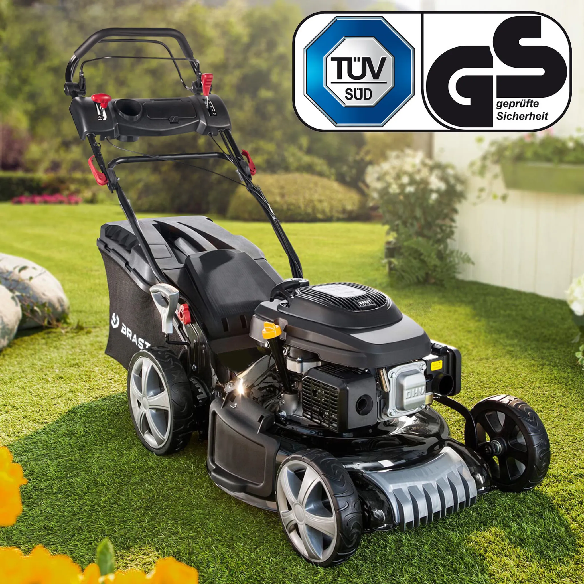 BRAST Benzin Rasenmäher 19224 SPEED