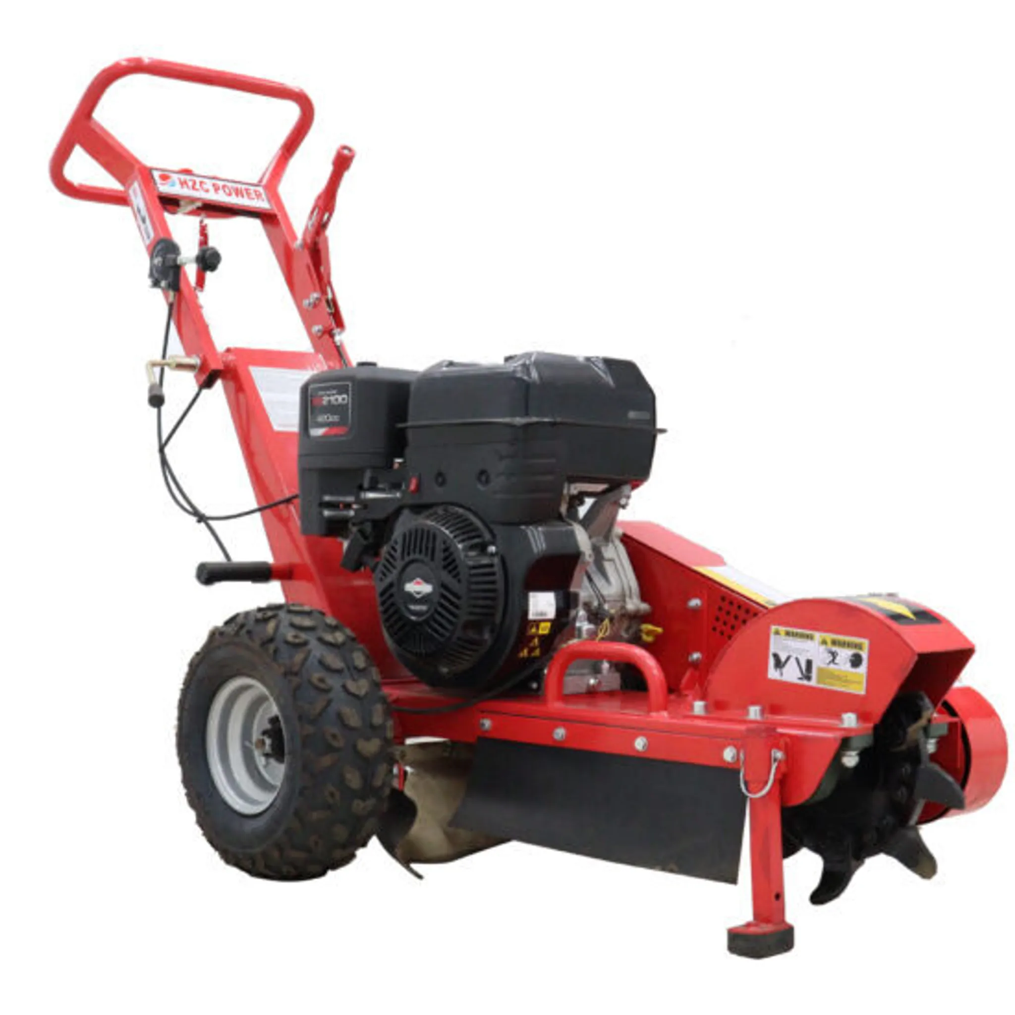 Stubbenfräse/ Baumstumpffräse/ Wurzelfräse mit Benzinmotor (13,5 PS) (BF100) – Bild 3