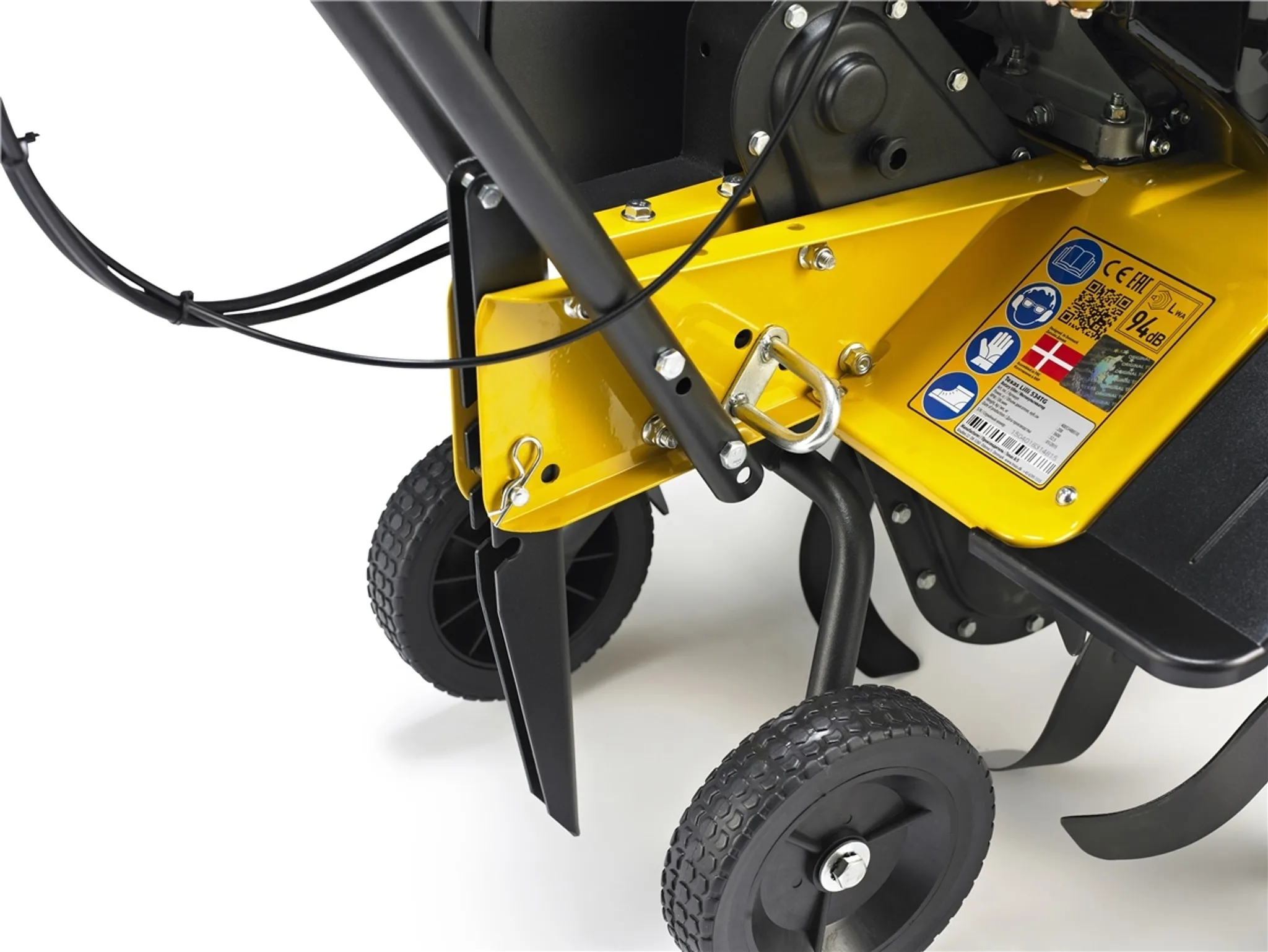 TEXAS Profi Gartenfräse Motorhacke Bodenhacke Bodenfräse Rasenfräse Pflug Benzin mit Antrieb Lilli 534TG Dual-Shaft | 36-57-85cm | 208cm³ | 4 Takt – Bild 3