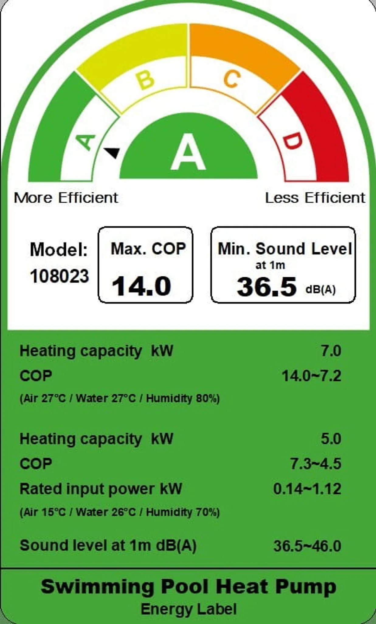 Inverter Pool Wärmepumpe Style & Silence 15 kW – Bild 7
