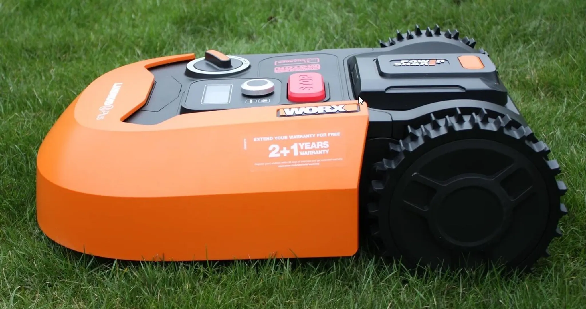 WORX 20V Akku-Mähroboter Landroid M500 Plus 18cm/500 m² mit App, IPX4 WR165E, inkl. Installationsmaterial – Bild 3