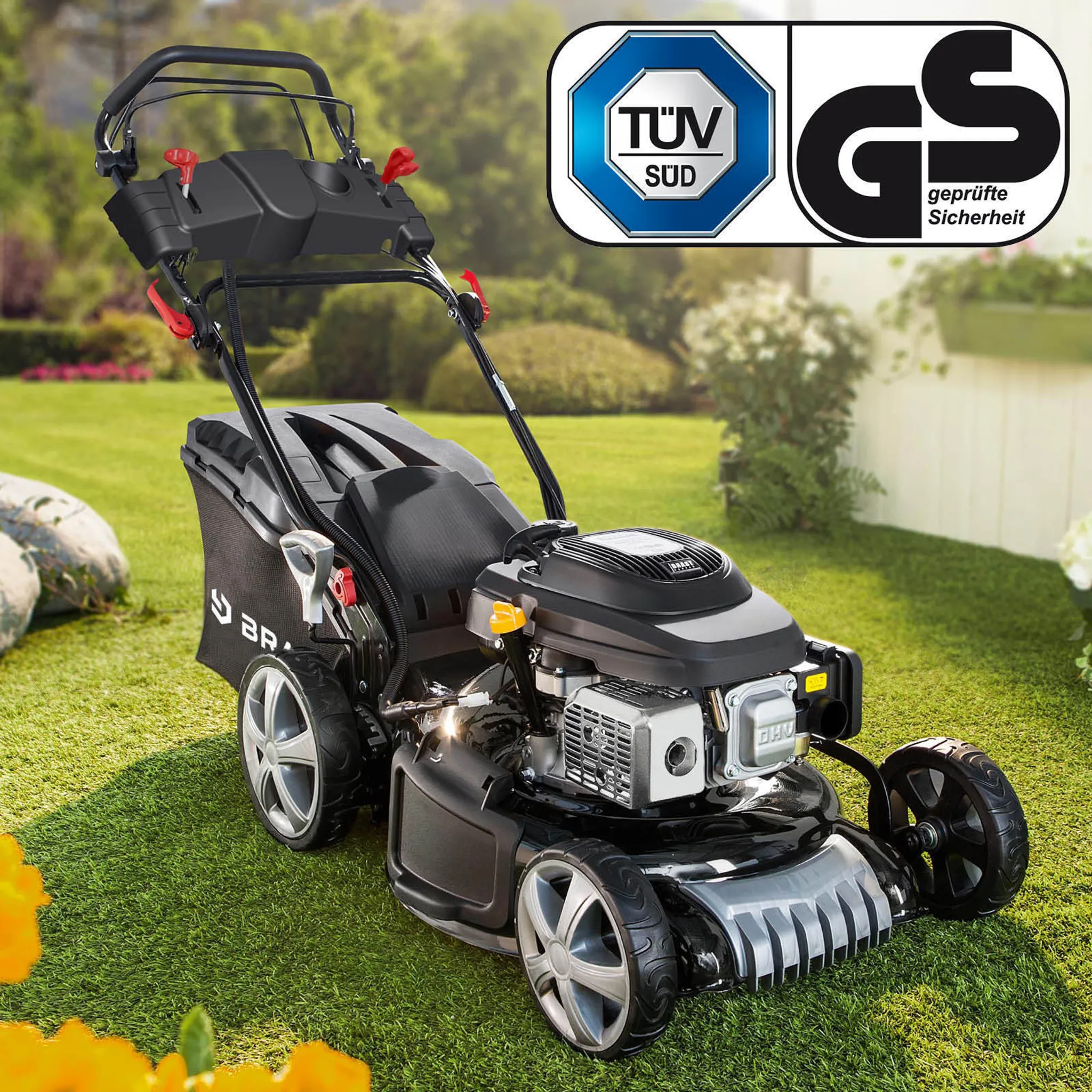 BRAST Benzin Rasenmäher 18170 ESTART SPEED