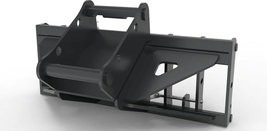 Joma-Tech Adapter von Bagger auf Euroaufnahme, Euroadapter Lehnhoff MS08 / SW08 mechanische Verriegelung