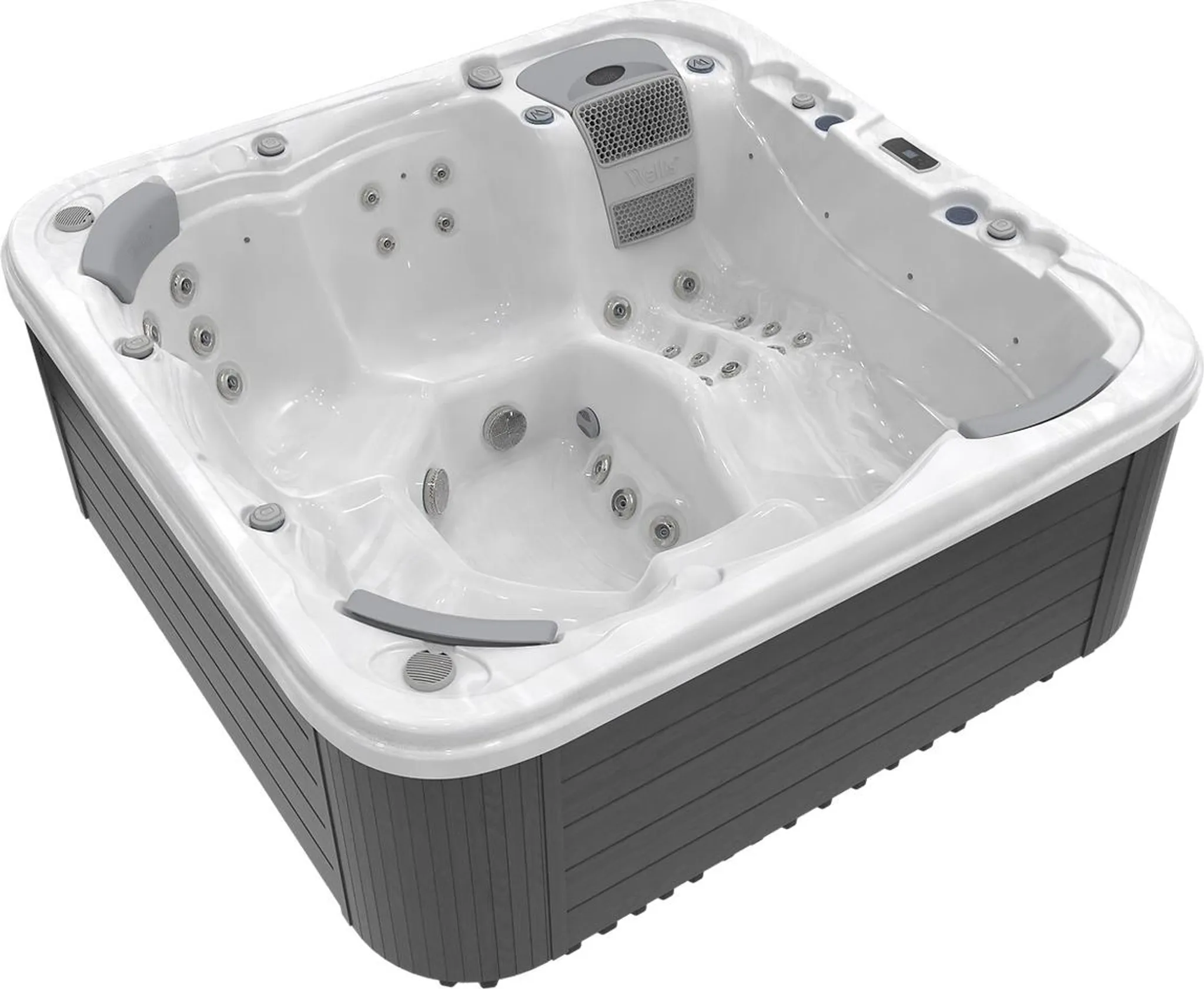 Wellis Lugano Life Whirlpool Außenwhirlpool 230x230x94cm für 6 Personen inkl. Thermocover