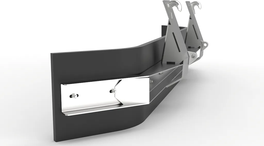 Joma-Tech Schmutzschieber ecoLine mit Euroaufnahme - Verzinkt in 2550mm Breite – Bild 3