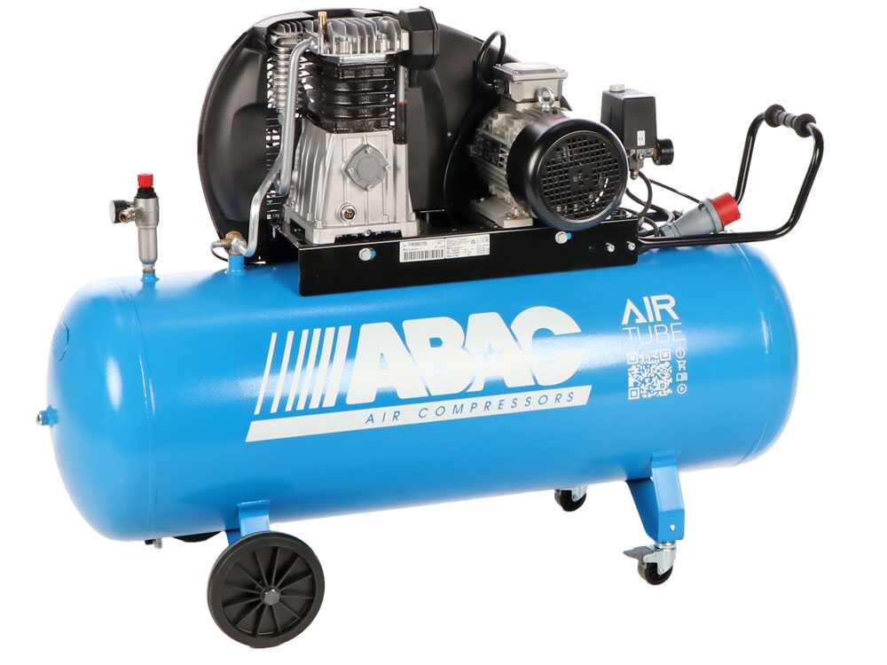 Abac A49B 200 CT4 – Drehstrombetriebener Elektroluftkompressor mit Riemenantrieb – 4-PS-Motor – 200 Liter – Bild 3