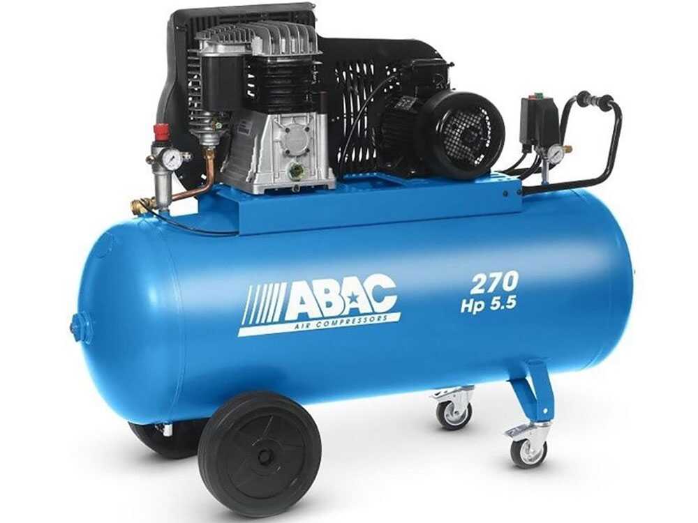 ABAC B5900B 270 CT5,5 - Dreiphasiger elektrischer riemengetriebener Luftkompressor - Motor 5.5 PS - 270 Liter