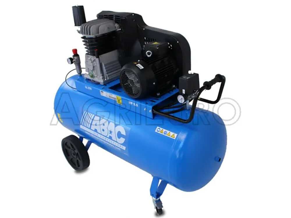 ABAC B5900B 270 CT5,5 - Dreiphasiger elektrischer riemengetriebener Luftkompressor - Motor 5.5 PS - 270 Liter – Bild 4