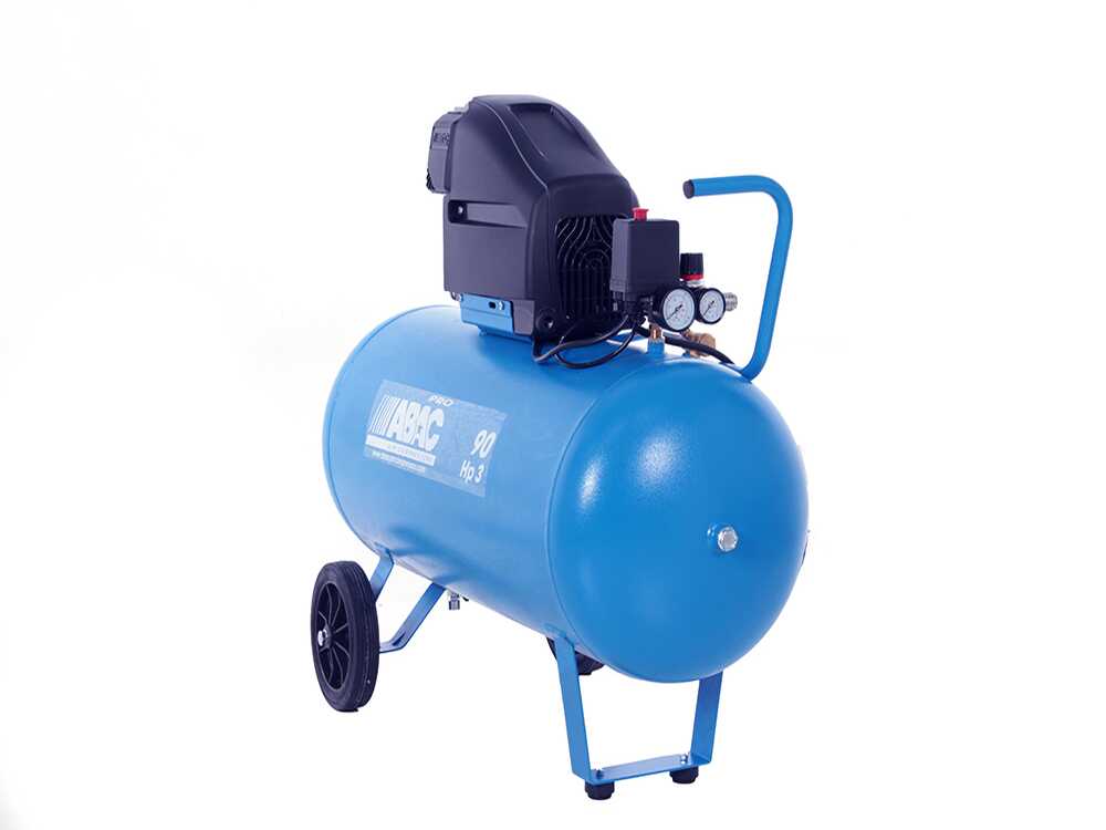 Abac Estoril L30P – Fahrbarer Elektroluftkompressor – 3-PS-Motor – 90 Liter – Bild 4