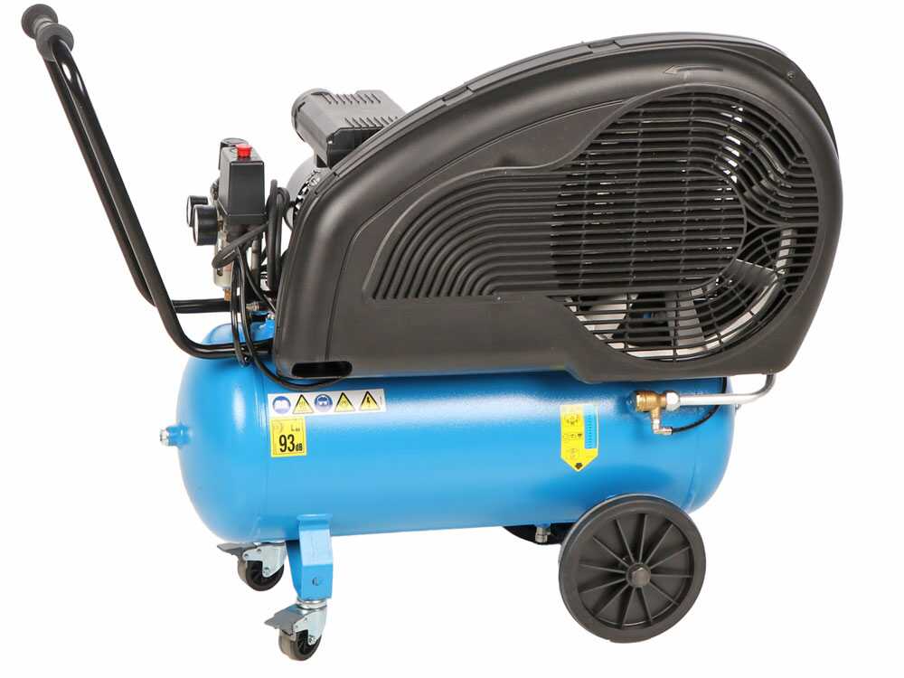 ABAC EXP A29B 50 CM2 - Einphasiger elektrischer Luftkompressor mit Riemenantrieb - Motor 2 PS - 50 lt – Bild 4