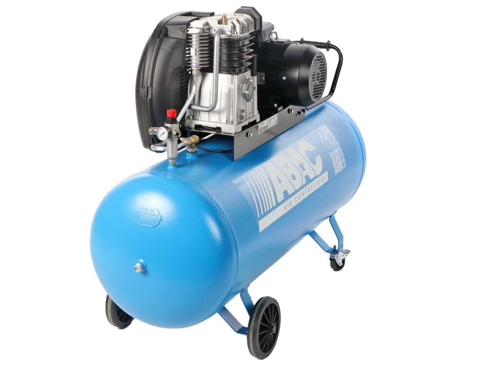 ABAC EXP A49B 270 CT5,5 – Drehstrombetriebener Elektroluftkompressor mit Riemenantrieb – 5,5-PS-Motor – 270 Liter – Bild 4