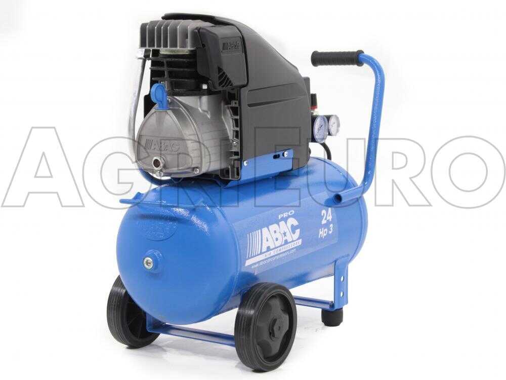 ABAC POLE POSITION L30P - Einphasiger elektrischer Luftkompressor - Motor 3 PS - 24 Liter – Bild 3