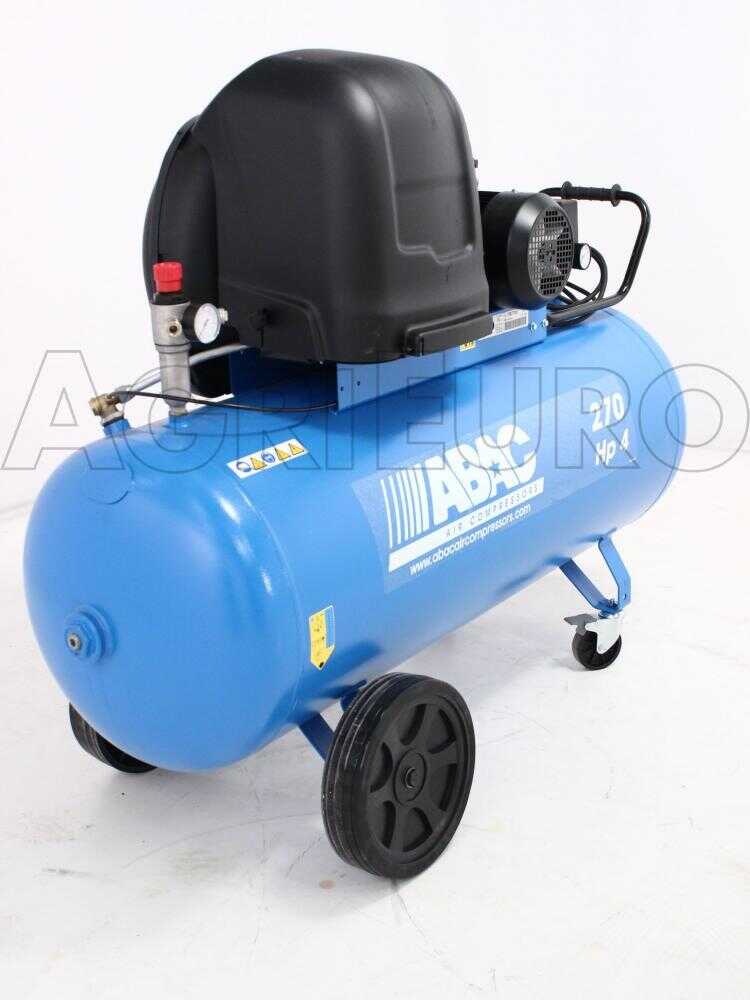 ABAC SILENT A39B 270 CT4 - Schallgedämpfter dreiphasiger riemengetriebener elektrischer Luftkompressor - 4 PS Motor - 270 Liter – Bild 3