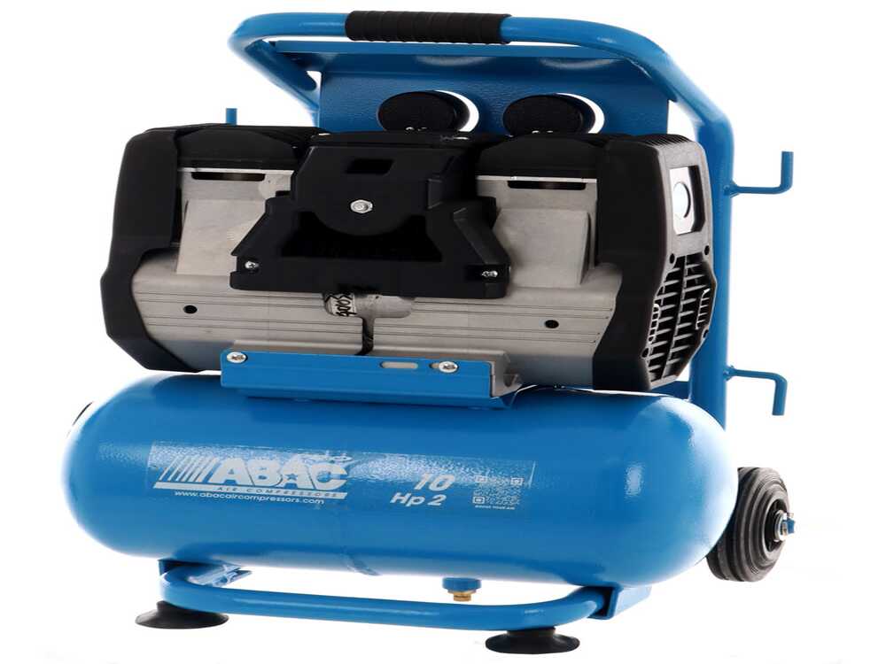 ABAC SILVERSTONE OS20P - Schallgedämpfter, ölfreier, einphasiger elektrischer Luftkompressor - Motor 2 PS - 10 l – Bild 4