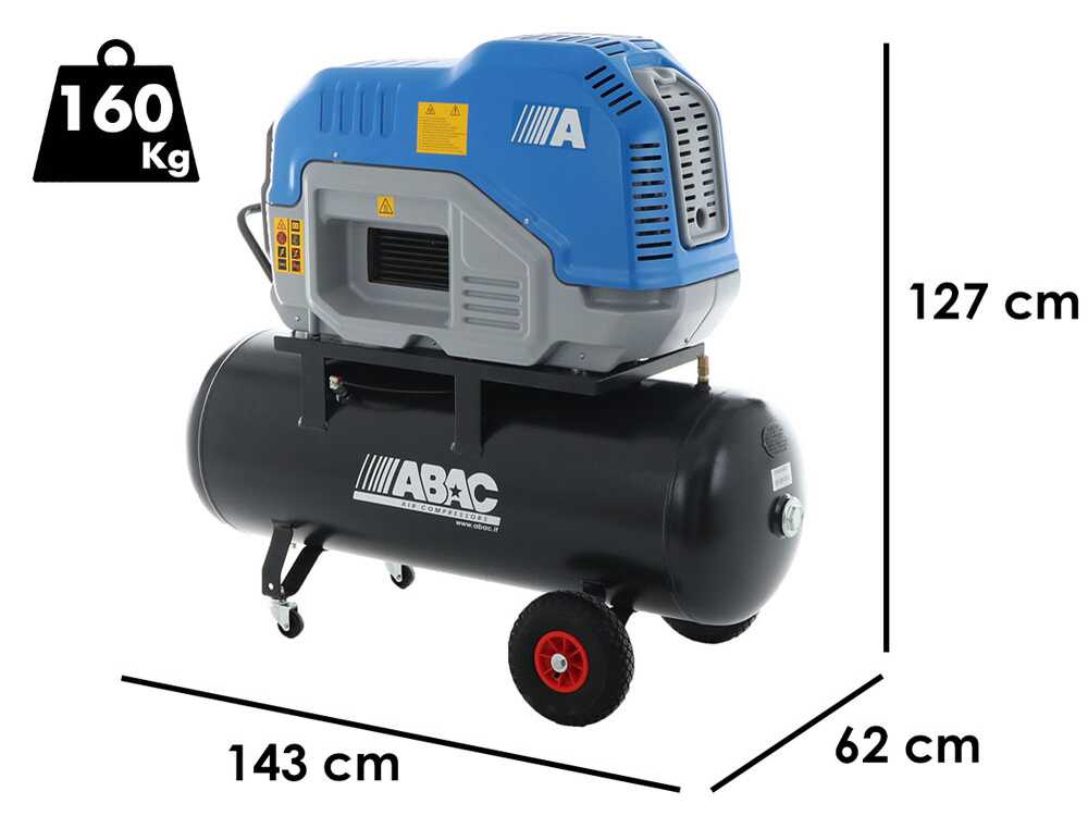 ABAC SPINN D2.2 200W 10 400/50 - Schallgedämpfter dreiphasiger Schraubenkompressor - Motor 3 HP - 200 l