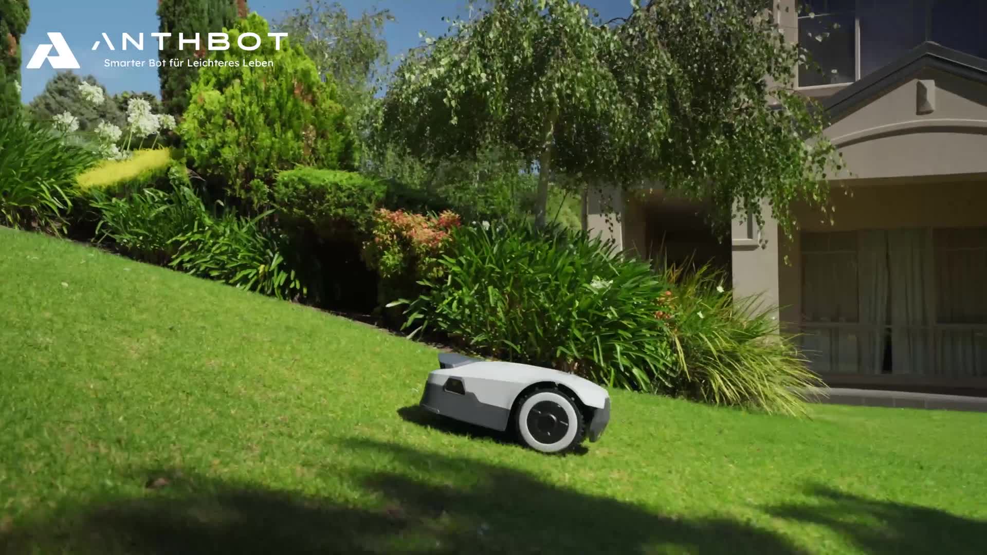 ANTHBOT KI Mähroboter ohne Begrenzungskabel Max. 900m², RTK+4-Kamera-Vision, Rasenmäher Roboter, KI Auto Kartierung,Igelschutz, Genie 600 – Bild 7