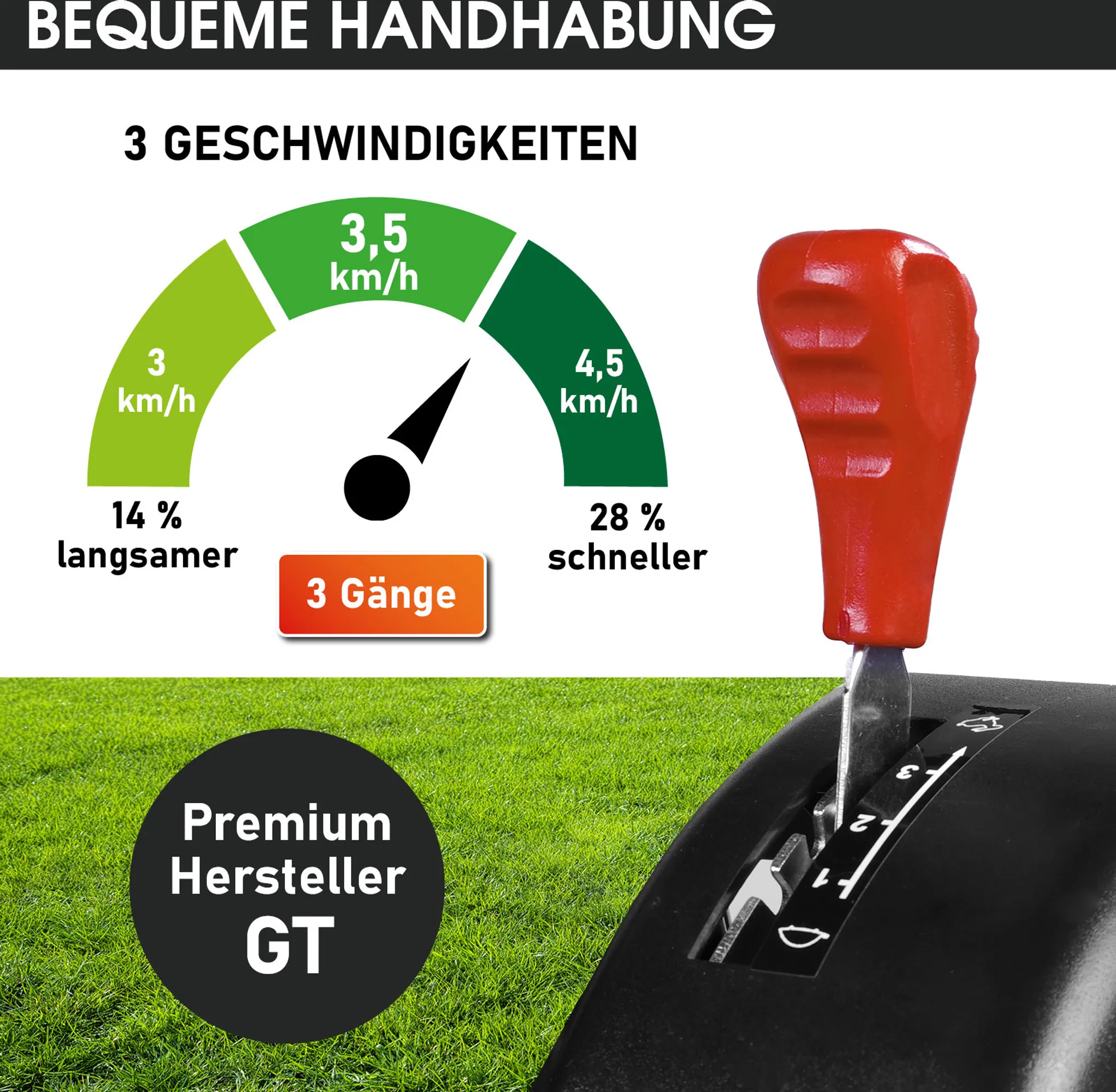 BRAST Benzin Rasenmäher 19224 SPEED – Bild 4