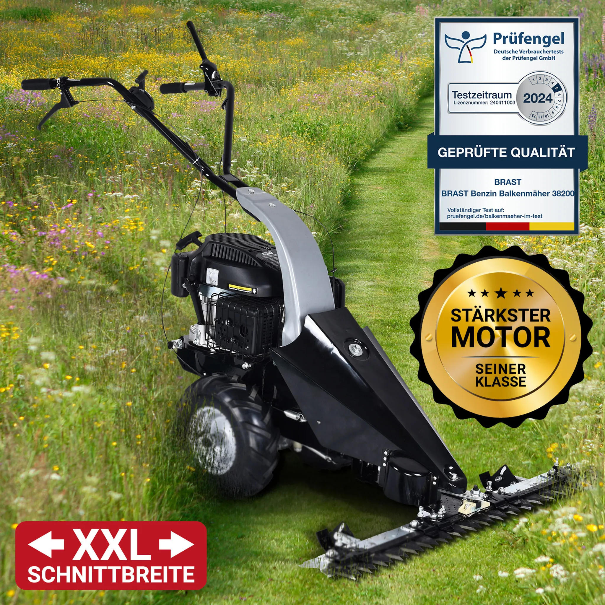 BRAST Benzin Balkenmäher 38200 – Bild 9