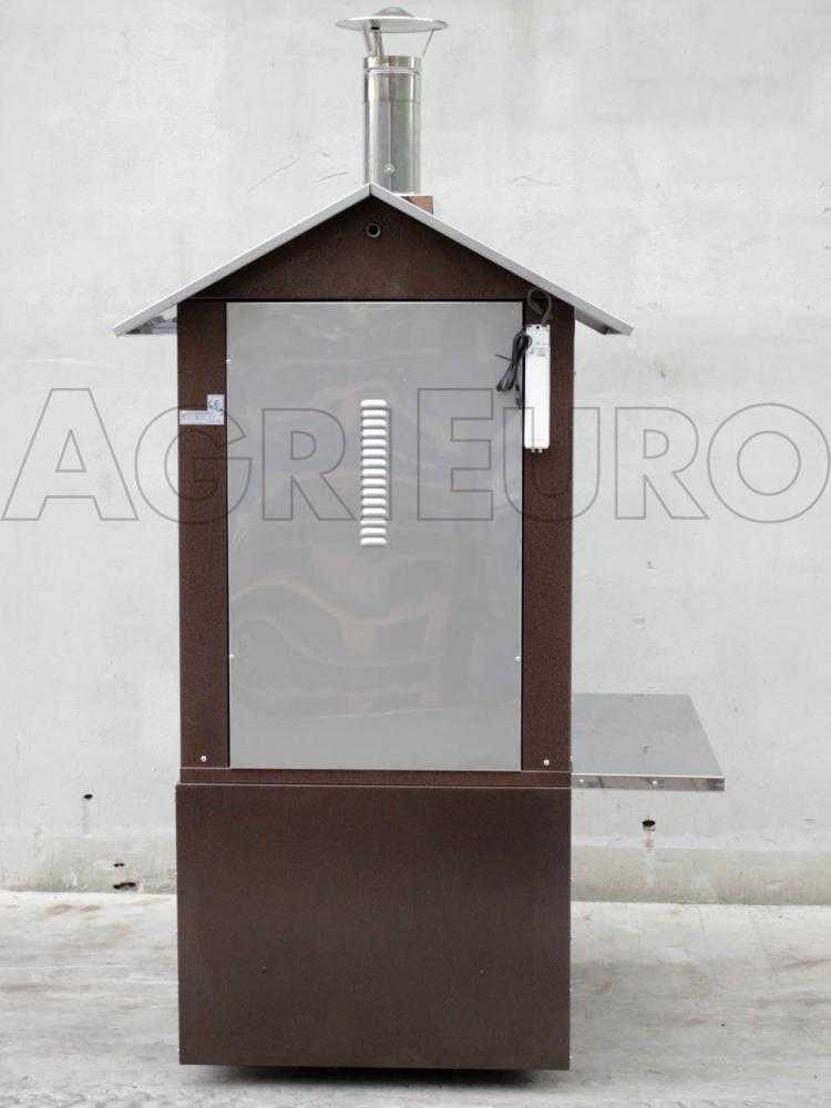 AgriEuro Magnus 80 Deluxe EXT - Holzbackofen - aus Edelstahl - kupferfarben – Bild 4