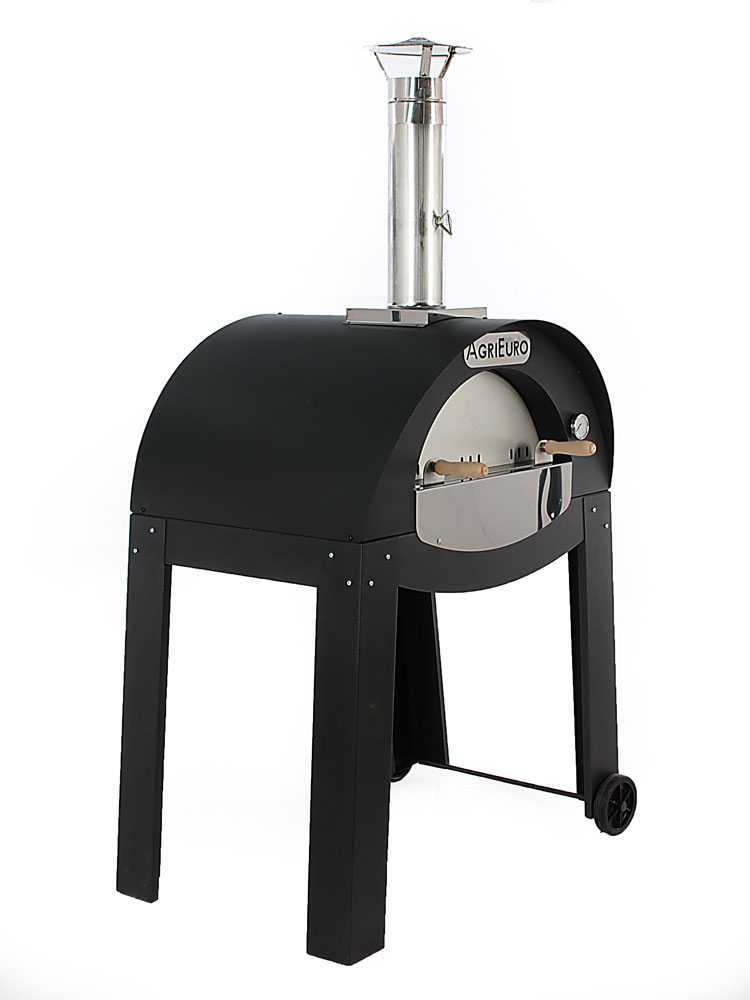 AgriEuro Mini Cibus - Holzbackofen für draußen - 70x50 - Backfähigkeit: 2 Pizzas – Bild 3