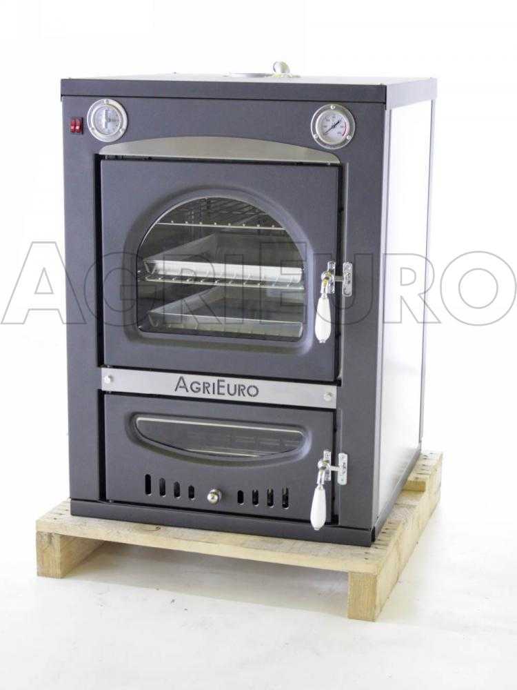 AgriEuro Minimus 50 INC - Einbau-Holzbackofen aus Stahl - Umluftbackofen – Bild 3
