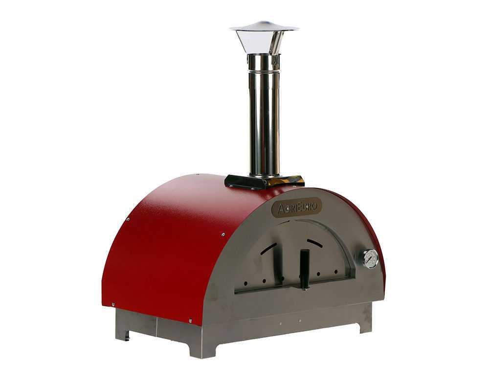 AgriEuro Quattro Stagioni - Pizza Holzbackofen für den Außenbereich - 1 Pizza