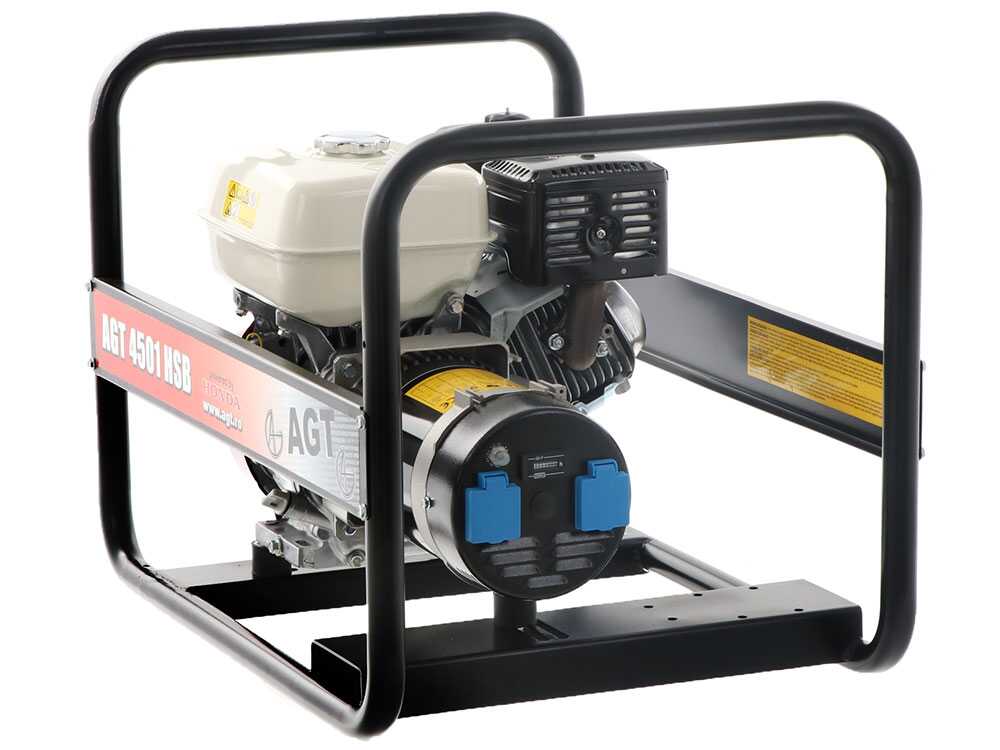 AGT 4501 HSB - Benzin-Stromerzeuger 4.5 kW - Dauerleistung 4.1 kW - 230V – Bild 4