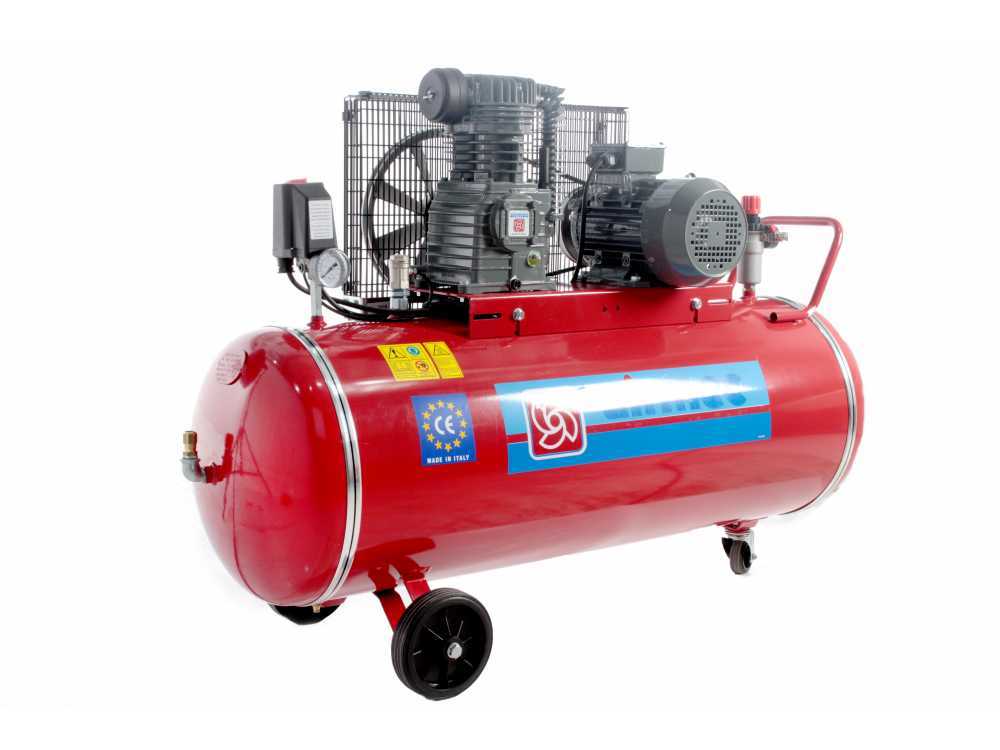 Airmec CR 204 K18+C TP - Kompressor mit Riemenantrieb - 400V Elektromotor - Tank 200 lt – Bild 4