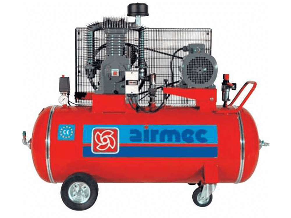 Airmec CR 305 - Kompressor mit Riemenantrieb - 400V Elektromotor - 270 l Tank
