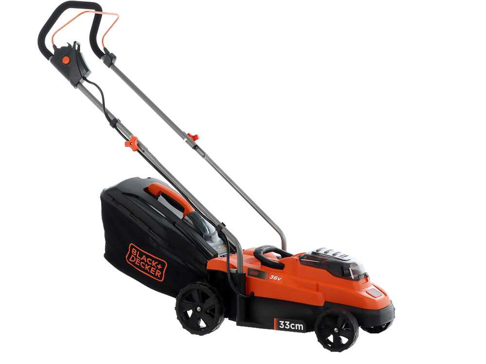 Akku Rasenmäher Black & Decker BCMW3336L2-QW - 36V 2.5Ah – Bild 4