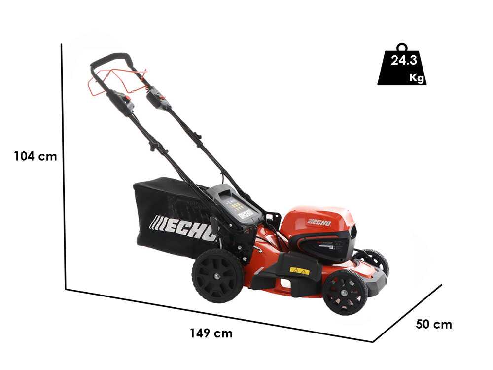 Akku-Rasenmäher ECHO DLM310/46SP - 40V - SOLO - OHNE AKKU UND LADEGERÄT