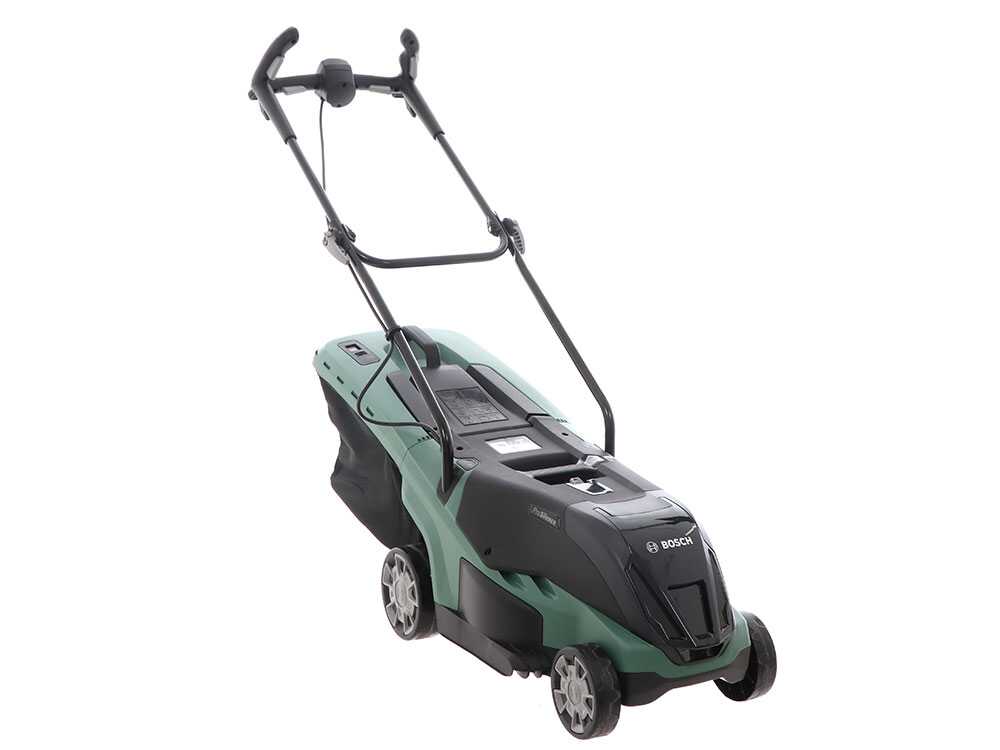 Akku Rasenmäher mit Lithium-Batterie 4Ah BOSCH UniversalRotak 36-550 - Fangsack