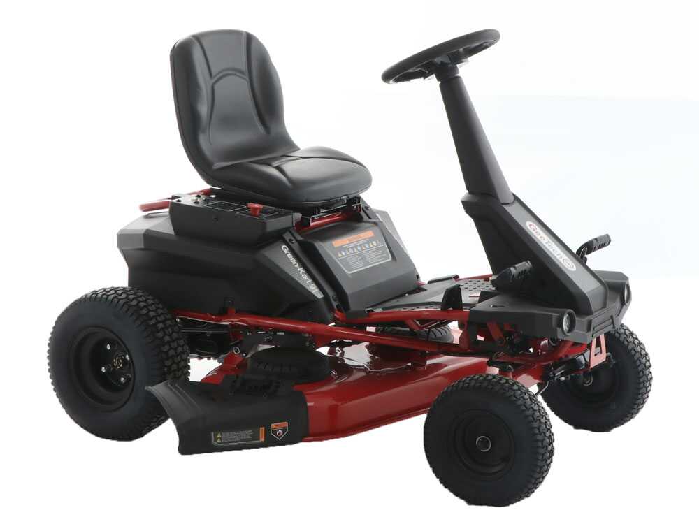 Akku-Rasentraktor GeoTech-Pro Green-Kart 91 - Akkumotor 48V/75 Ah -Seitenauswurf,Mulchen – Bild 3