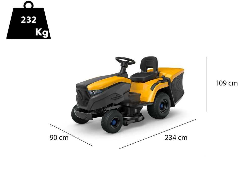 Akku-Rasentraktor Stiga Estate 798e - Stiga Elektromotor - Fangkorb