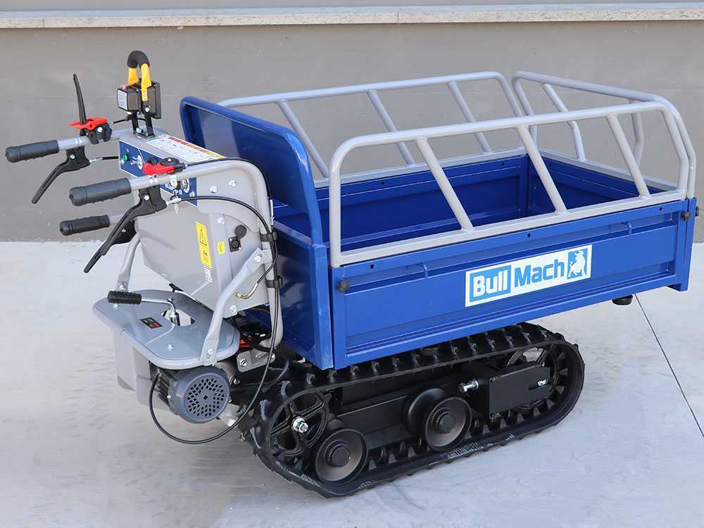 Akku Raupendumper BullMach Helios 450 EB - manuell ausziehbare Mulde 450 kg – Bild 3