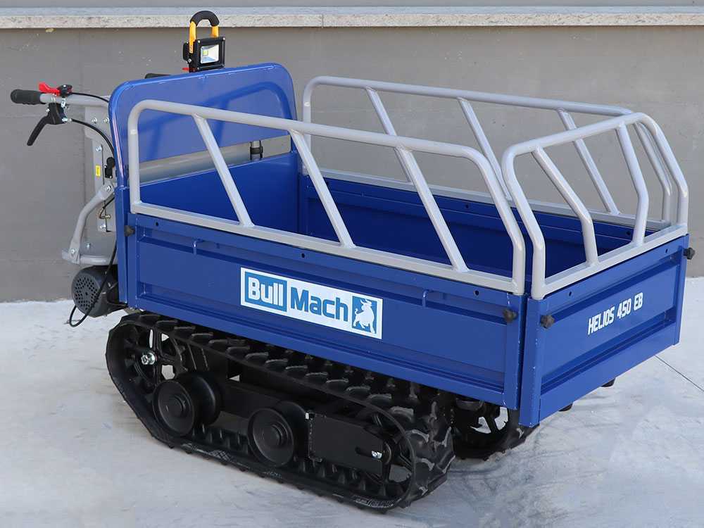 Akku Raupendumper BullMach Helios 450 EB - manuell ausziehbare Mulde 450 kg – Bild 4