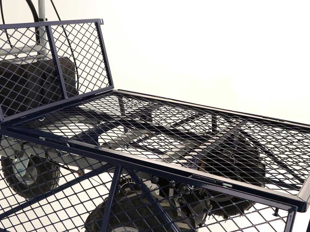 Akku Schubkarre auf Räder BullMach Helios 230 O mit 2 Akkus 48V 2Ah – Bild 4