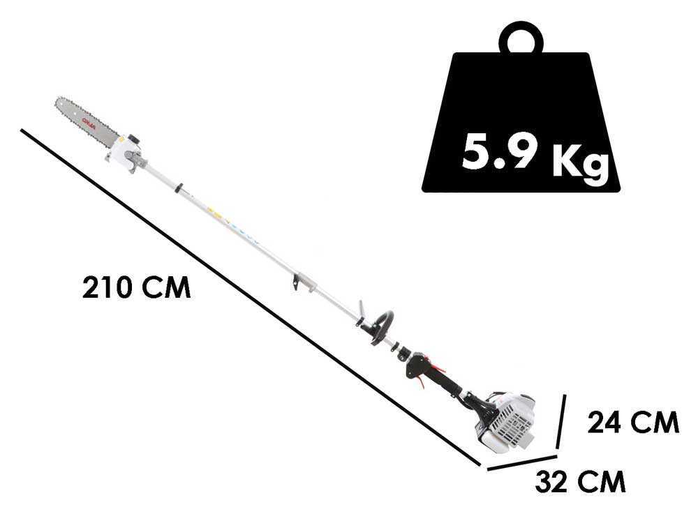 AL-KO BC 260 - MT Multifunktions-Freischneider mit Heckenschere und Hochentaster - mit 26 ccm-Motor – Bild 3