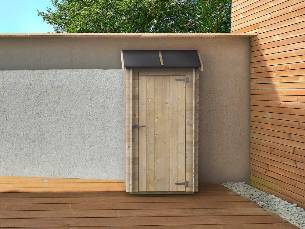 Alce Arturo 94x64 – Holz-Gerätehaus – Mit Pultdach – 94x64x188 cm