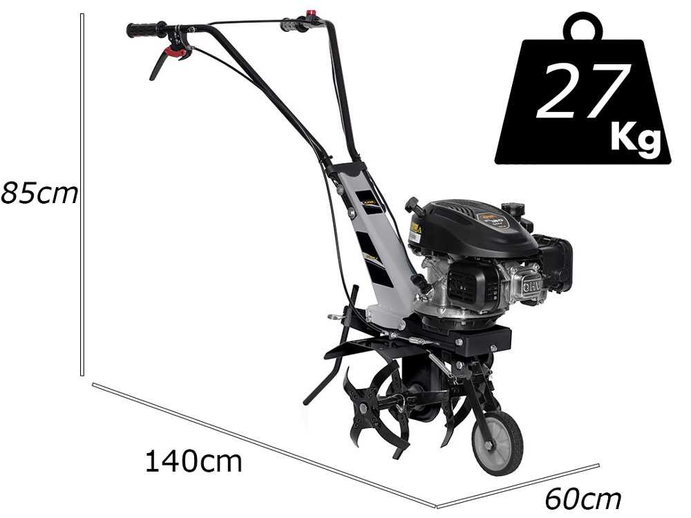 Alpina ATL 36 V Motorhacke mit 123 ccm Verbrennungsmotor Alpina ST 120 OHV - 4 PS - 36 cm Fräse