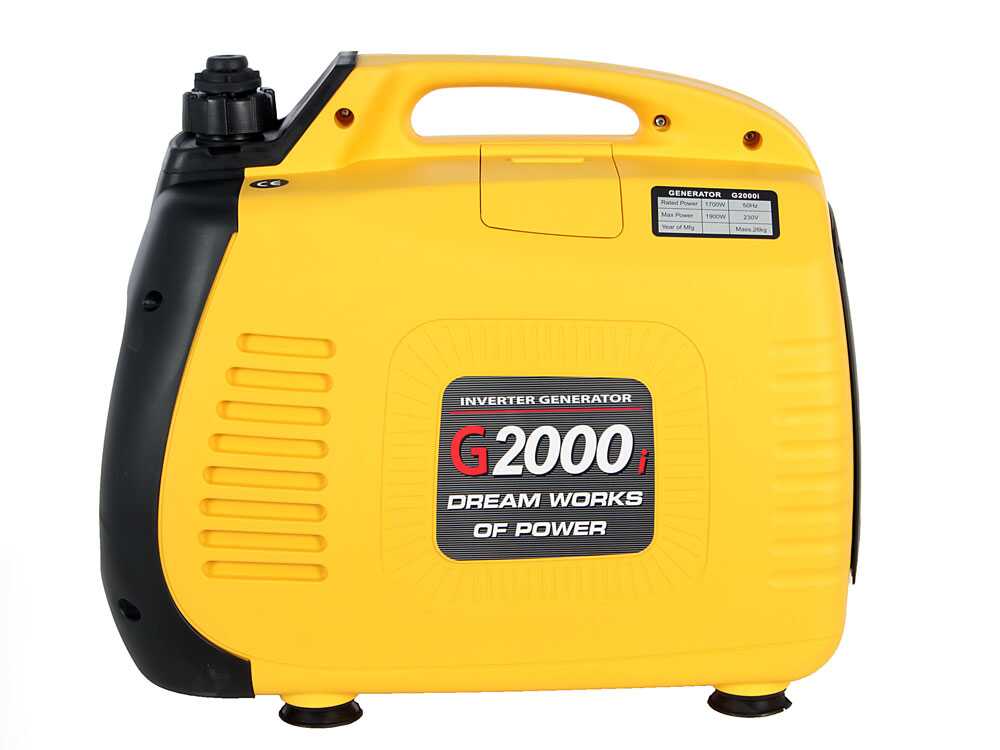 AMA G2000i - Leiser tragbarer Inverter-Stromerzeuger 1.9 kW - Dauerleistung 1.7 kW - 230V – Bild 3