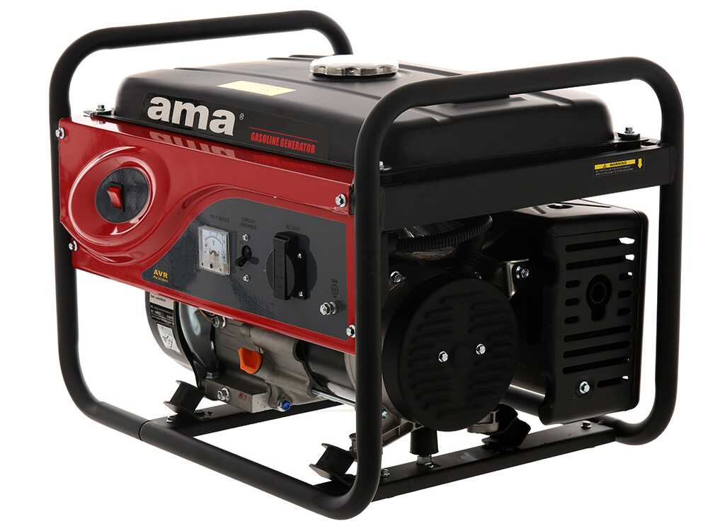 AMA QF2500 - Leiser Benzin-Stromerzeuger mit AVR-Regelung 2.8 kW - Dauerleistung 2.6 kW - 230V – Bild 3