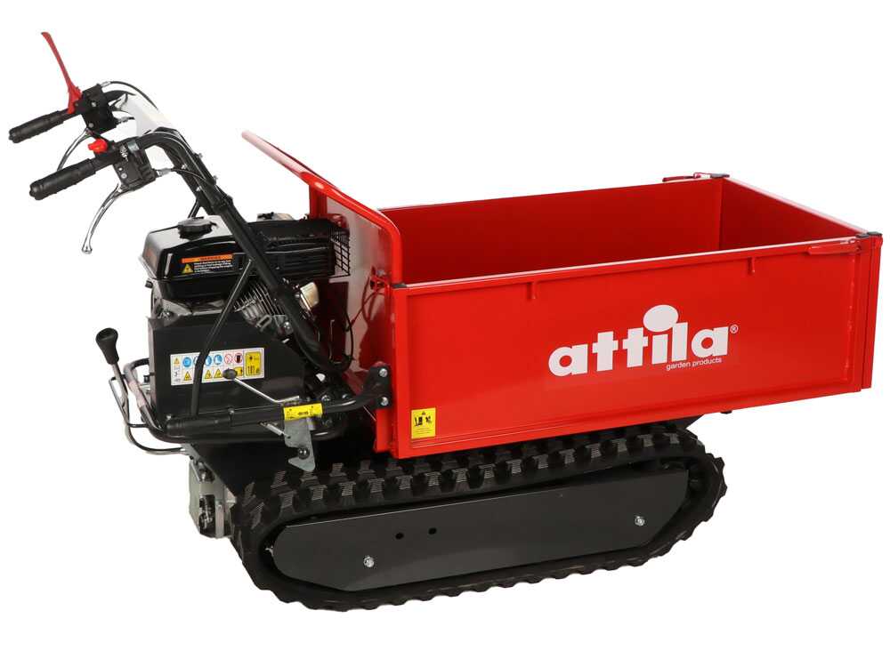 Attila ATT 500 C - Ausziehbare Raupenschubkarre - Tragfähigkeit 500 Kg – Bild 4