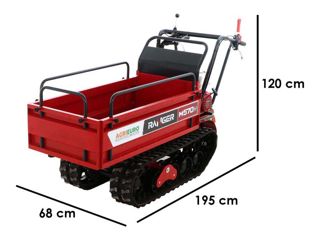 Ausziehbare Raupentransporter Ranger M570 H – Tragkraft 500 kg